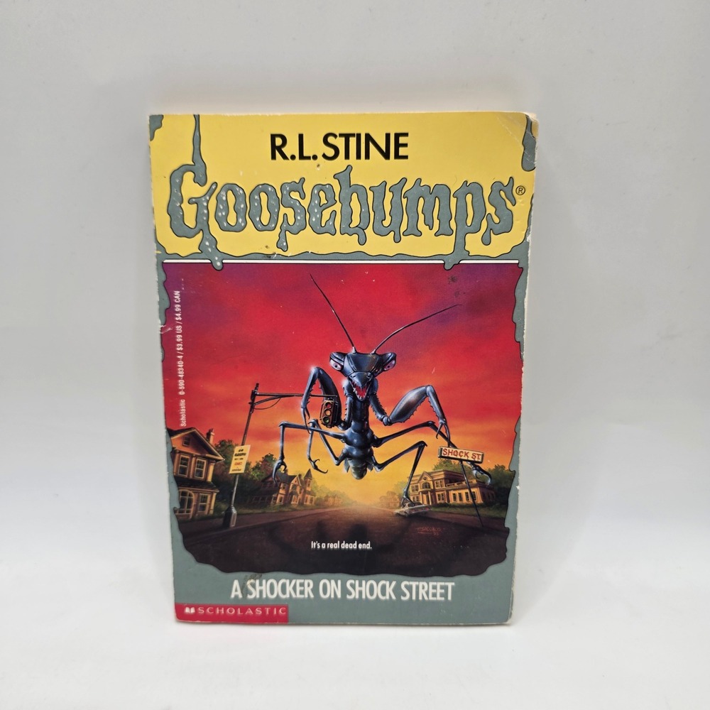Goosebumps A Shocker on Shock Street R.L. Stine 35 First Printing 1995 Paperback
